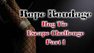 Rope Bondage: Hog Tie Escape Challenge - Part 1