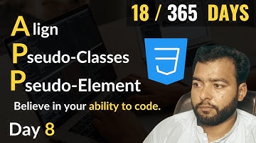 Day 18 | 8/15 Day CSS Tutorials for Beginners in Hindi | 🔥 365 Days Coding Challenge