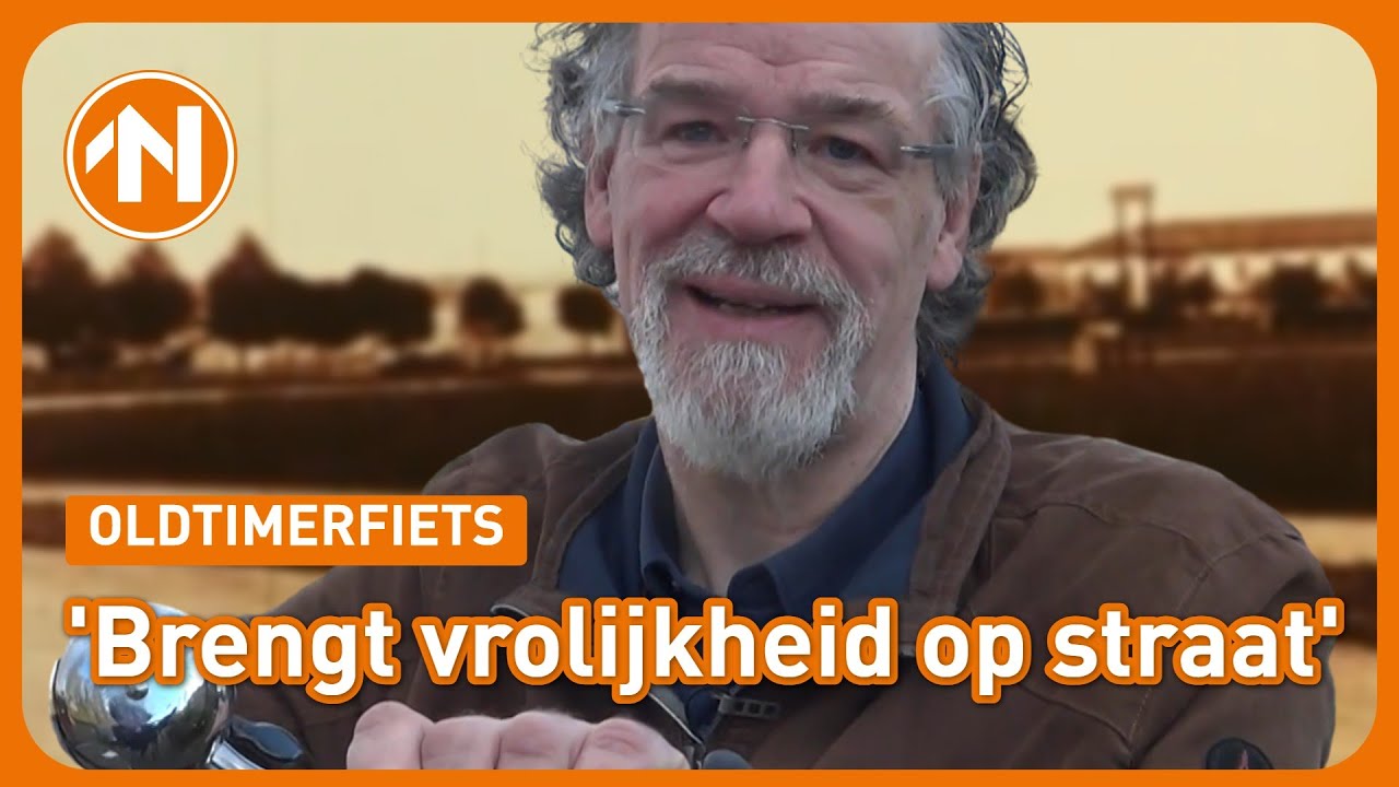 Oldtimerfiets van Jaap trekt veel bekijks
