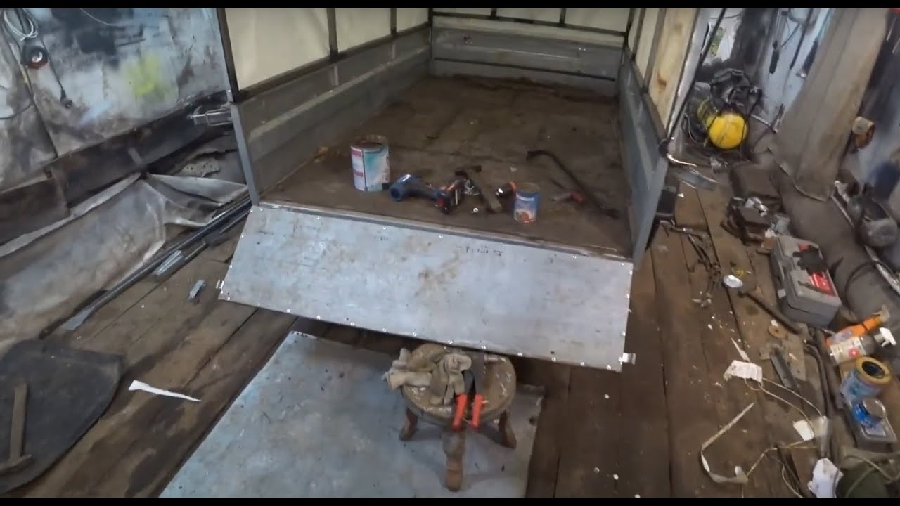 УСИЛЕНИЕ БОРТОВ НА ЛЕГКОВОМ ПРИЦЕПЕ - YouTube