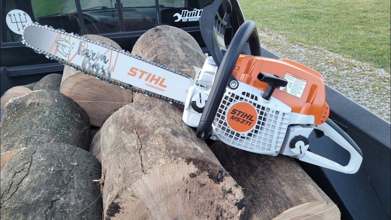Stihl ms 271 !!! Unboxing and first start!!! - YouTube