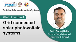 Lec 9: Grid connected solar photovoltaic systems