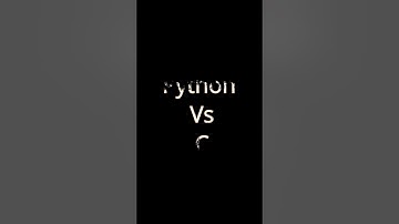 Python Vs c Hello World Program