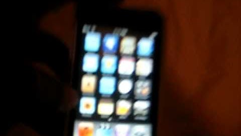 Glitch with the new ipod touch 2.1.1