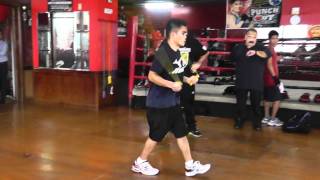 Famous Brian Viloria Skipping Rope In Manila for Segura Fight Profile
