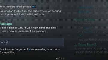 How to Find the First Element Repeated N Times in R