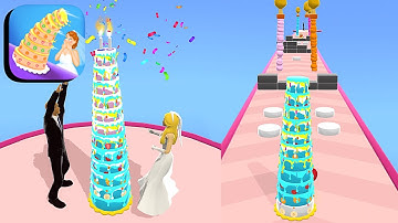 WEDDING CAKE RUN GAMEPLAY | ALL LEVELS #1