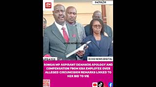 Rongai MP Aspirant Mercy ChelelSeeks Apology, Sh50 Million Over Alleged Circumcision Remarks