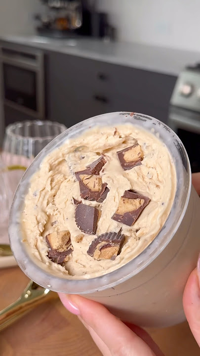 PROTEIN PEANUT BUTTER CUP CREAMI (DF, GF) #shorts