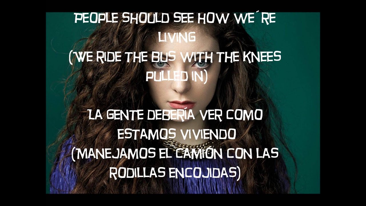 Buzzcut Season Lorde LYRICS (Sub. Spanish) YouTube