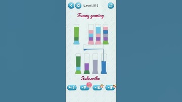 water sort puzzle game level 910 #level910 #all #new #howto #watersortpuzzle #shortsgame #shorts