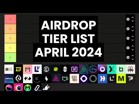 Thumbnail for Ranking Crypto Airdrops by VALUE (Tier List UPDATED 2024)