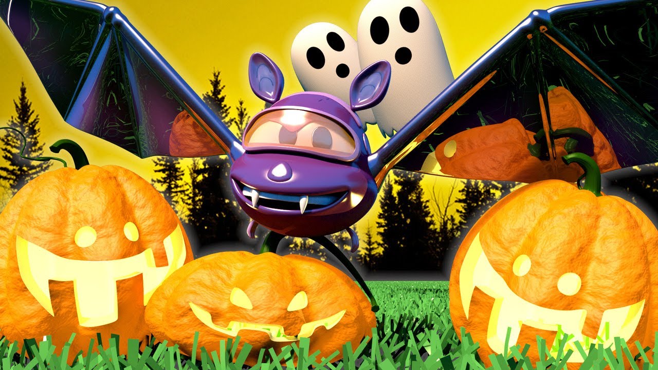 Die Kleinen Autos In Car City Halloween Spezial Folge Die Riesige Fledermaus Im Wald Youtube