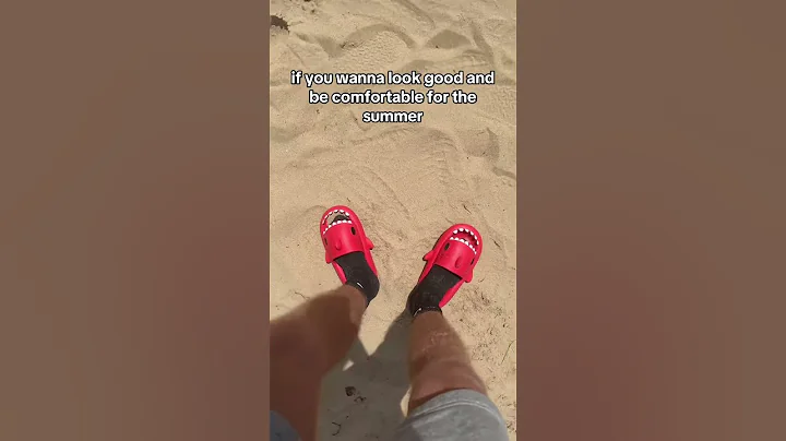 3 dollars is insane for these! #sharkslides #shark #slippers #slides #viral