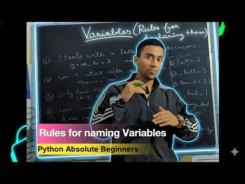 "Python Tutorial #3 | 7 Golden Rules for Naming Variables Correctly 🧠💡"