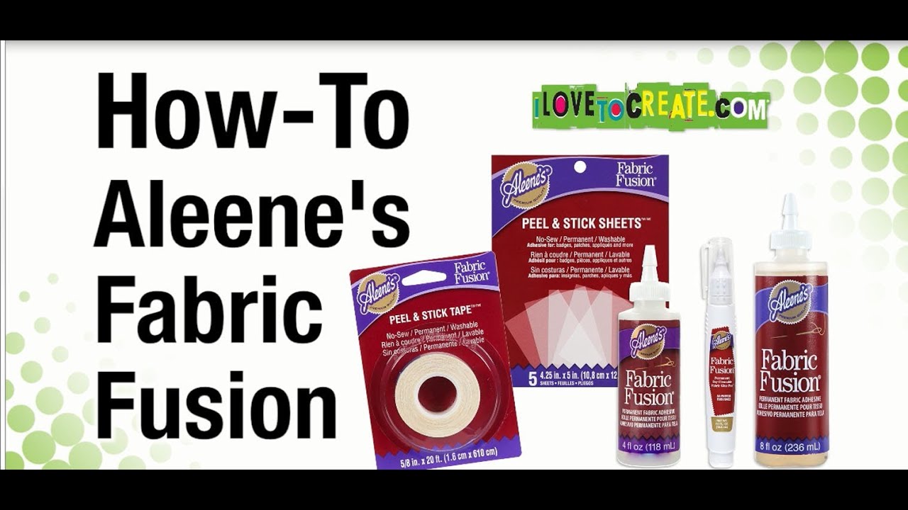 How-To Aleene's Fabric Fusion Permanent Fabric Adhesive 