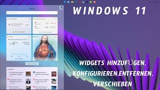 Windows 11 Widgets konfigurieren/hinzufügen