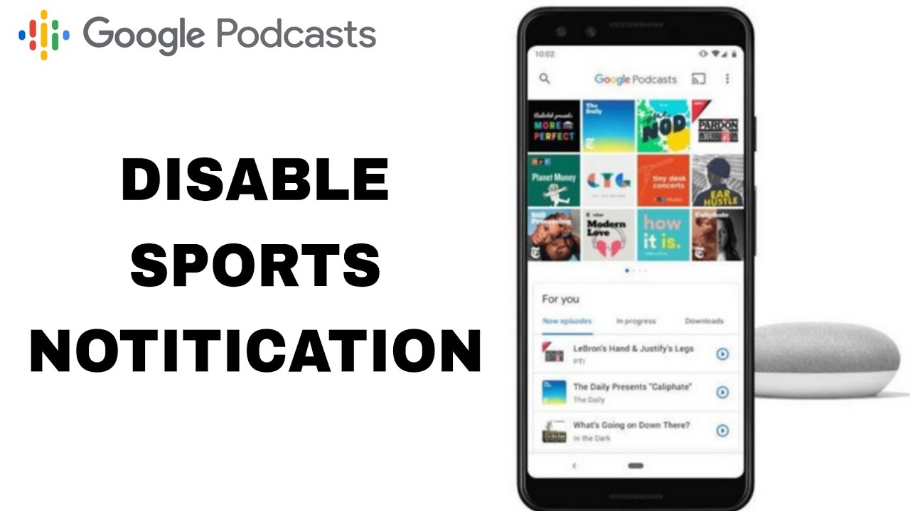 How To Turn Off And Disable Sports Notification On Google Podcasts App