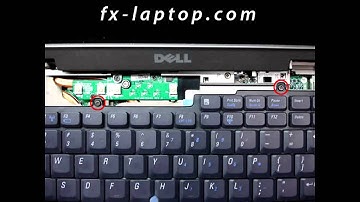Disassembly Dell Latitude D610 - replacement, clean, take apart, keyboard, screen, battery