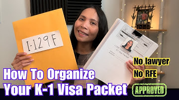 Our K-1 Visa Packet | How To Assemble I-129F Application & What Documents You Need