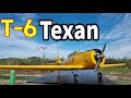 T-6 Texan RC무선조정 비행기, 푸른 가을하늘의 노랑 비행기의 비행, RC비행기 rc flight
