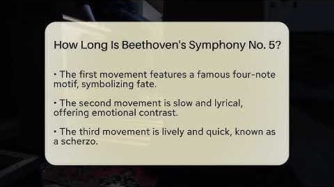 How Long Is Beethoven