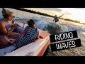 OUR FIRST TIME WAKE SURFING ~ Summer Nights