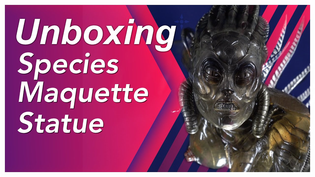 Species (Alien Artist - HR Giger) Maquette - Sideshow - UNBOXING