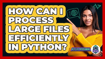 How Can I Process Large Files Efficiently In Python? - Next LVL Programming
