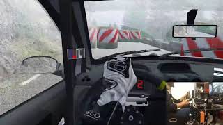 assetto cora rally test monte pioggia