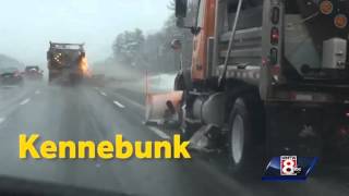 Driving conditions across Maine