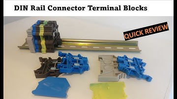 DIN Rail Terminals Quick Review