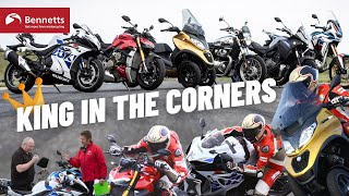 Which motorcycle is King of the Corners Get the datalogger out!