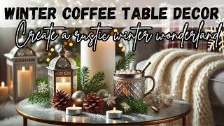 Elegant Coffee Table Winter Wonderland Decor Ideas You Need to Try