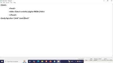002 - Criação Páginas HTML Canal dedicado ao ensino de todas as ferramentas de IT