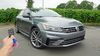 2019 Volkswagen Pat 2.0T Se R-Line Start Up, Walkaround, Test Drive And Review