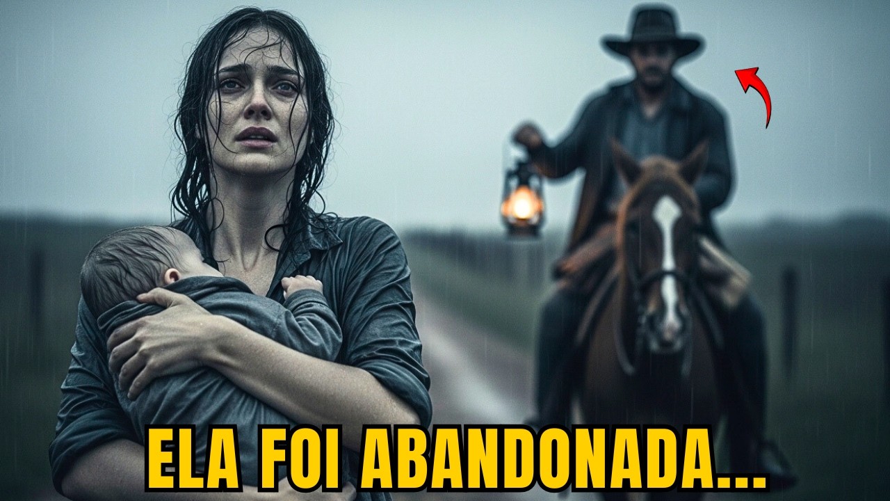 Sozinha, com Um Bebê nos Braços, Ela Enfrentou a Tempestade Até Que Um Fazendeiro Apareceu