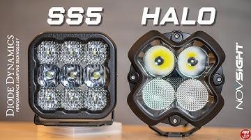 Diode Dynamics SS5 Pro vs Novsight Halo 6 - Offroad Led Lights Comparison