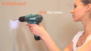 Lascal　KiddyGuard　Assure柱取付け方法