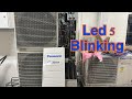 How to rectify Panasonic AC Led 5 Blinking [ error F40-11 ]