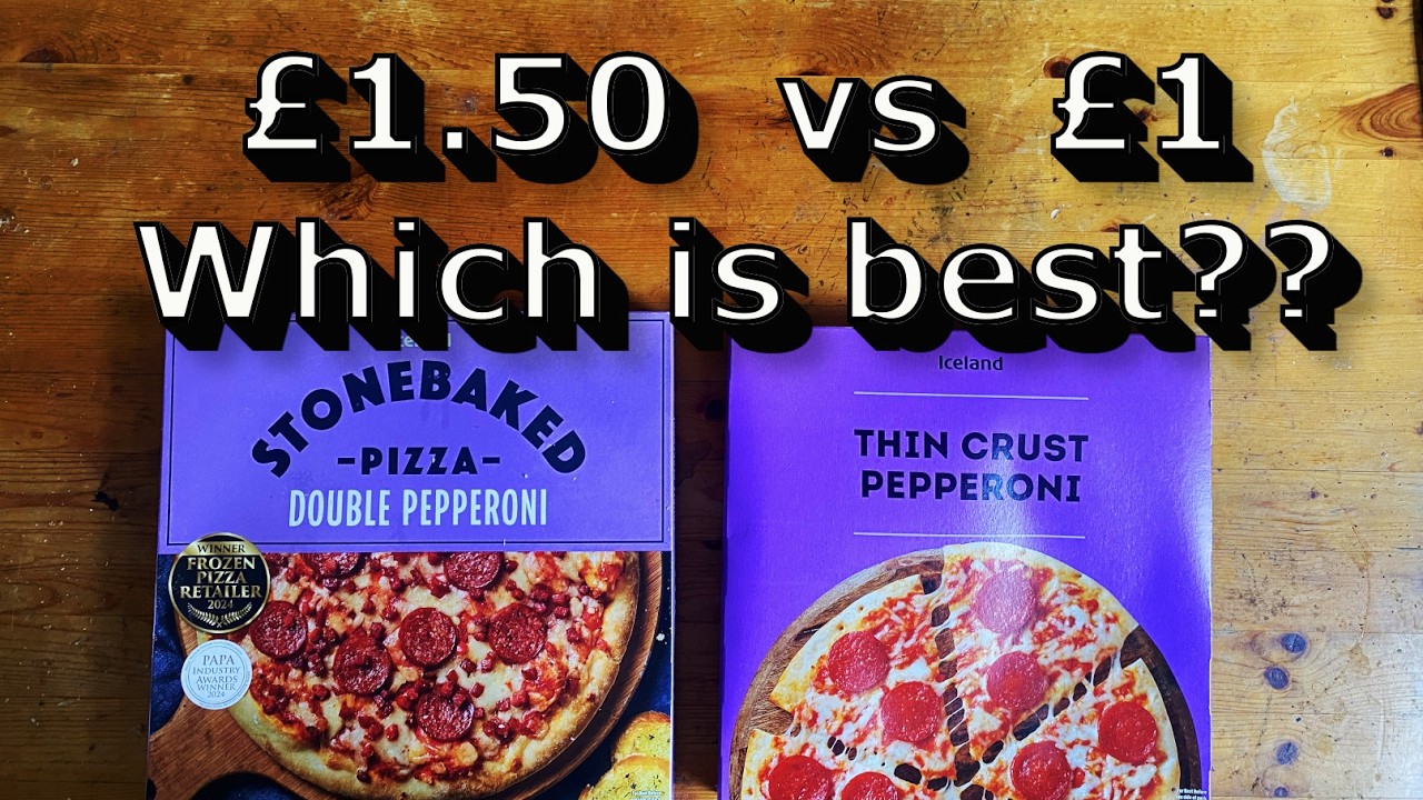 ICELAND value PIZZAS compared Discover which is best UK supermarket foodie review