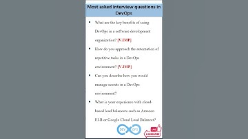 Frequently Asked DevOps Interview Questions #devops