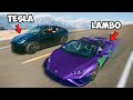 Lamborghini VS Tesla Race Across California