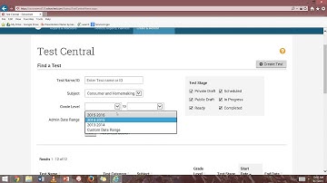 How to Find a Test on SchoolNet