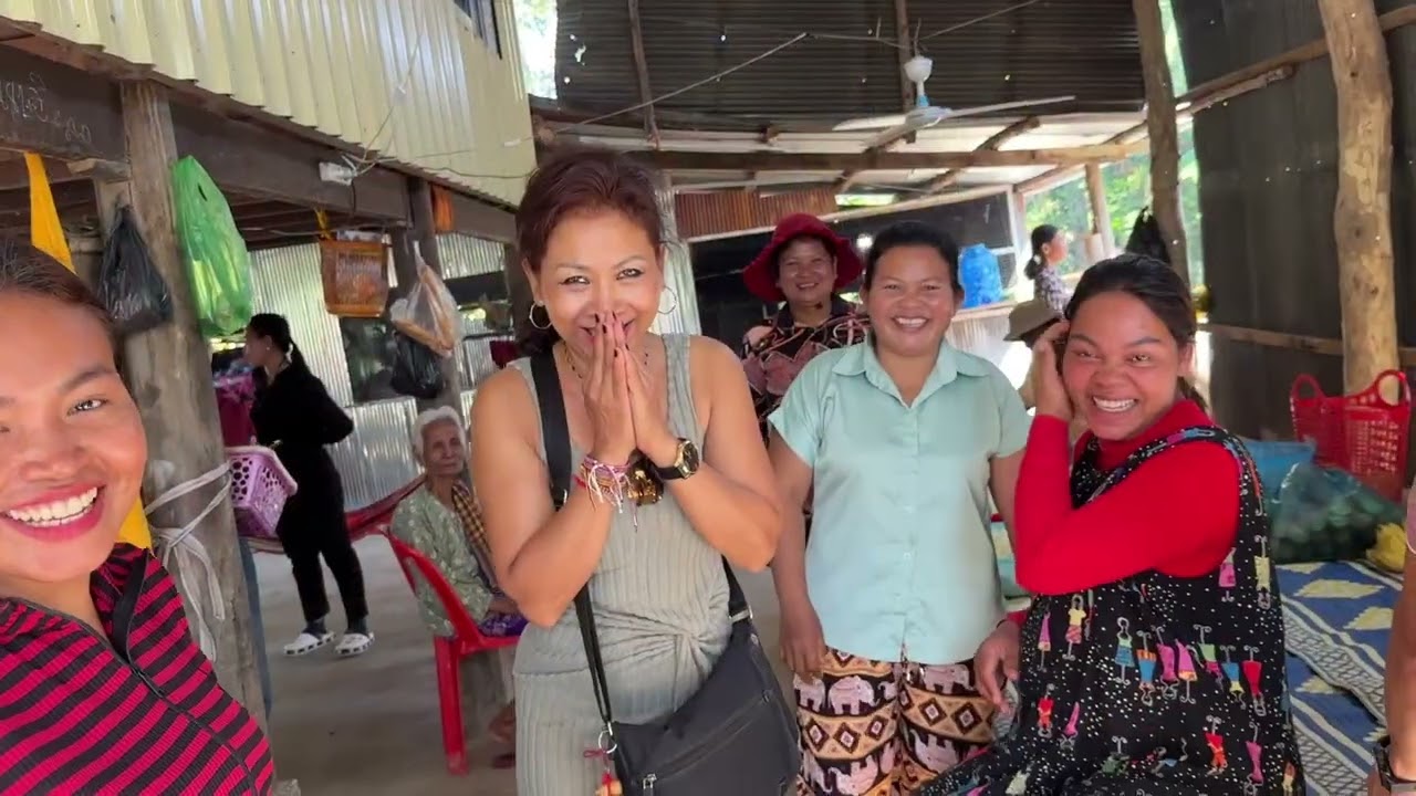 Today we are at my brother's house for some traditional Khmer Nom Banh Chok