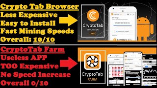DO NOT USE CryptoTab *FARM* MOBILE APP! It WILL NOT Boost Your Mining! Just Use Crypto Tab Browser! screenshot 2
