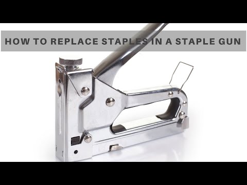 How To Replace Staples In A Staple Gun
