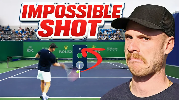 I Tried The Most Impossible Shot In Tennis