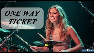 One way ticket (Lyrics) - Tanja Thomas #ai  #englishsongs #lyrics