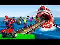 الرجل العنكبوت انقاذ باتمان Spider-Man Rescue batman vs iron man vs venom funny Game GTA 5 superhero